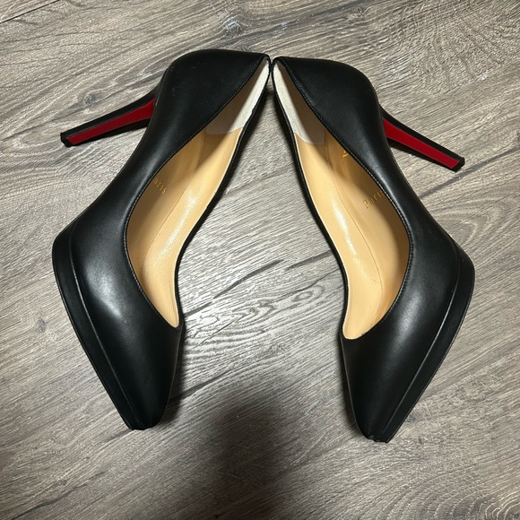 Christian Louboutin Plato 100 Napa shiny black leather platform - Picture 13 of 14